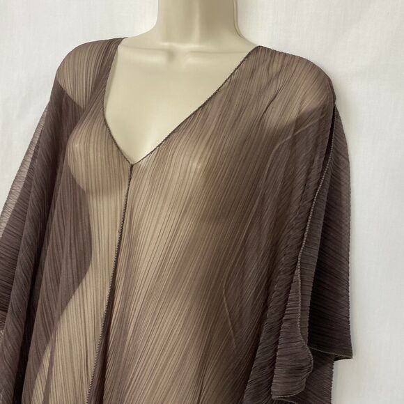 SHAN Sheer Brown Swim Coverup - Picture 6 of 10